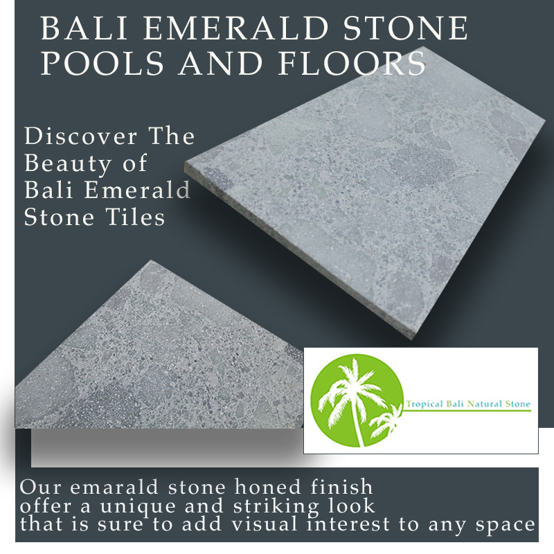 "Tropical Bali Riverstone Tiles embody natural elegance."