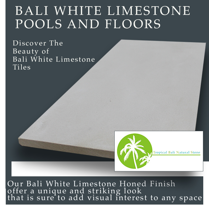White Limestone Tiles Elegance and Durability from Bali