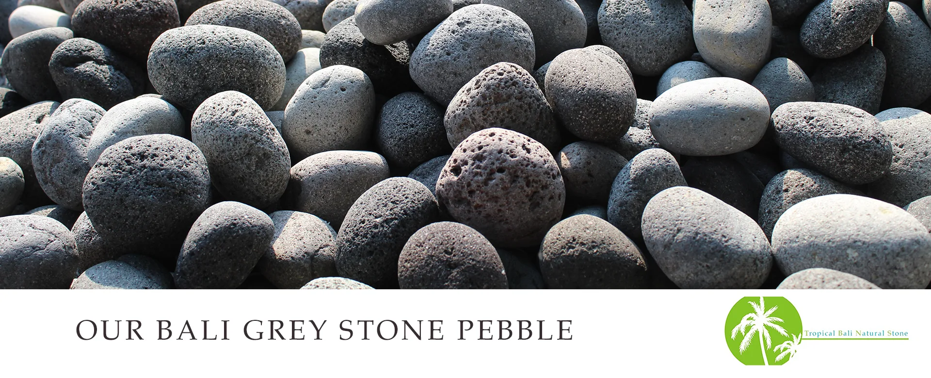 "Bali pebble stone adding natural beauty to your outdoor space."