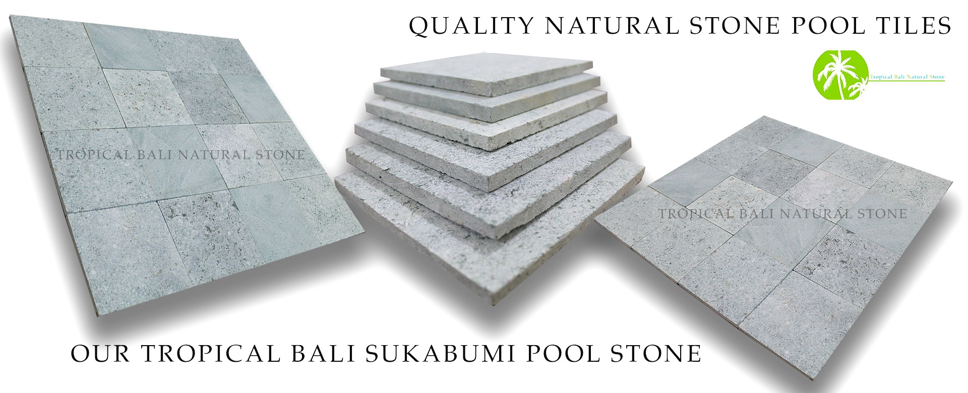 bali green sukabumi pool tiles enhance your swimming pool with natural elegance.