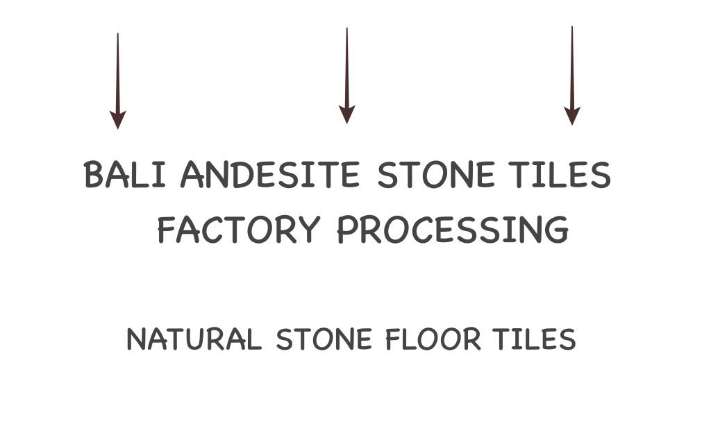 Bali Gray Andesite Stone Tiles - Bali black andesite stone tiles