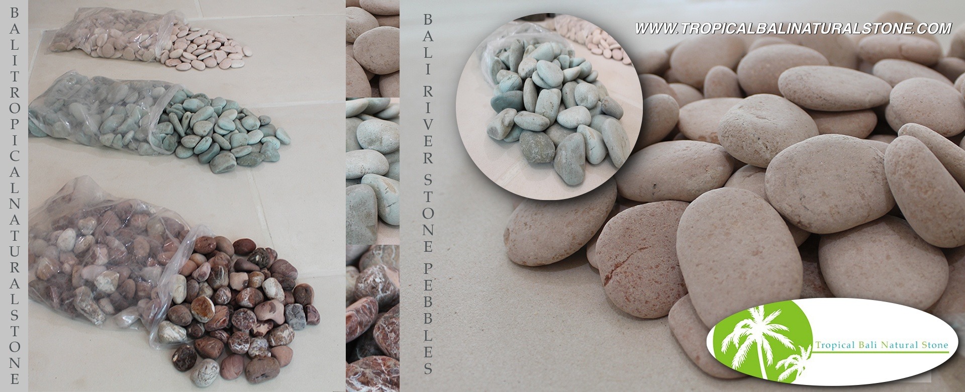 image for Bali Pebble Stones,Bali Garden Stone Pebbles